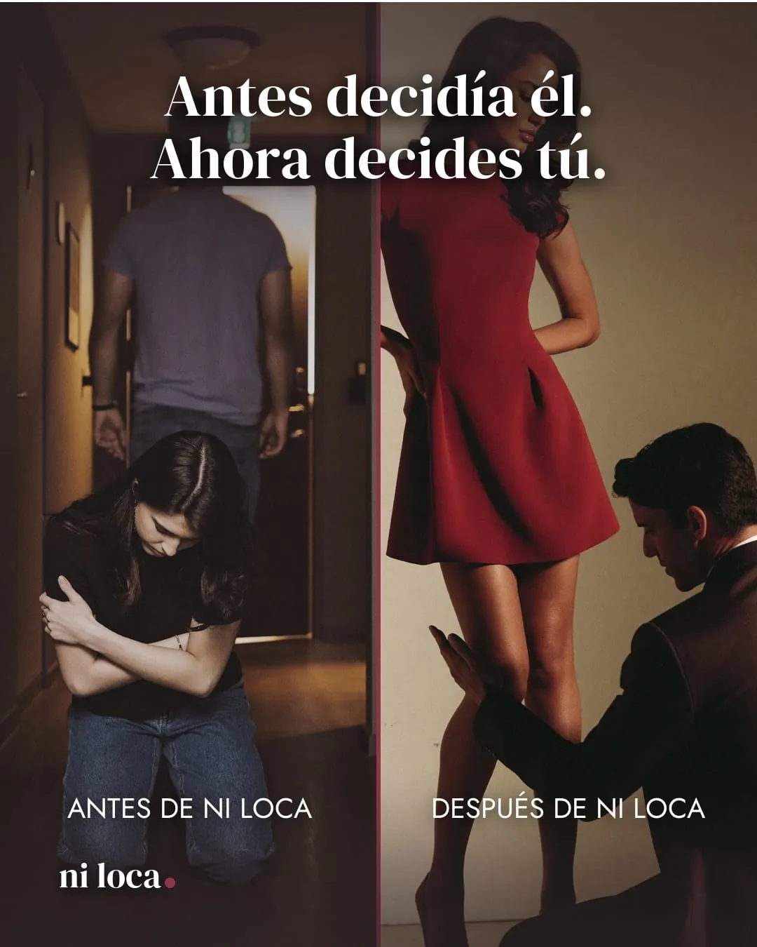 Antes decidía él. Ahora decides tú.